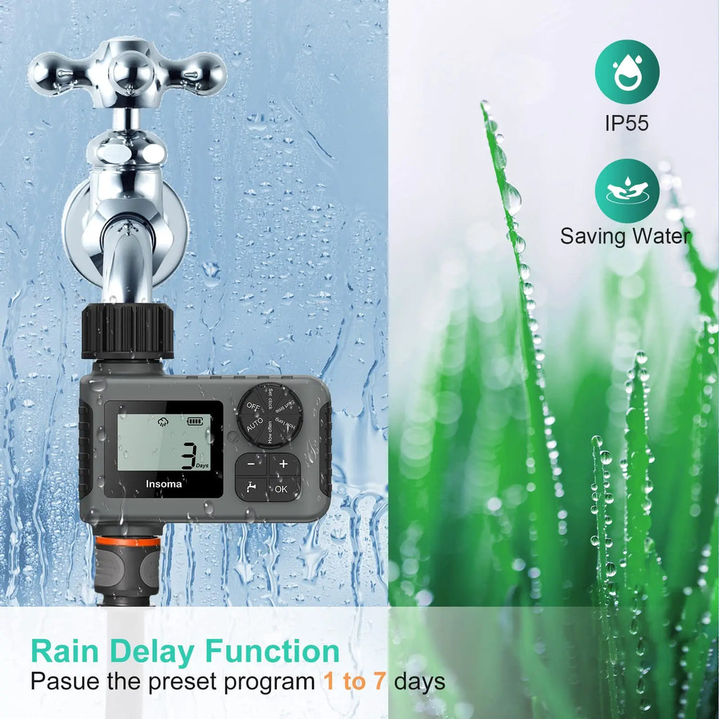 Insoma Smart Irrigation Water Timer (IPX7)