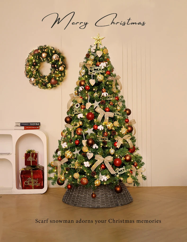 Christmas Tree Set with Lights & Ornaments