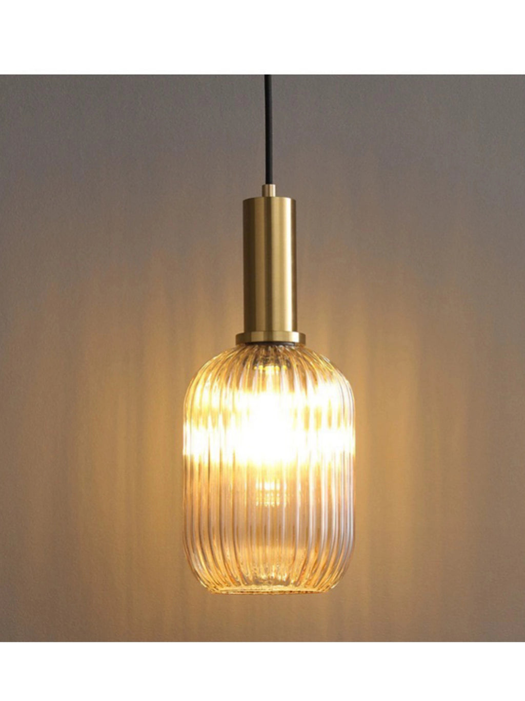 Nordic Single-Head Glass Pendant Light