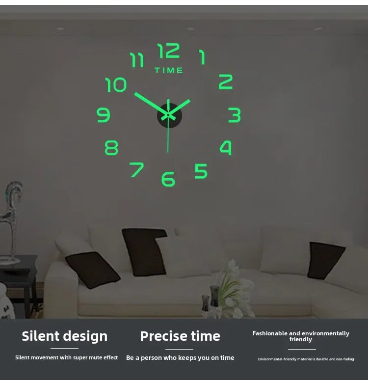Aesthetic Noiseless Wall Clock