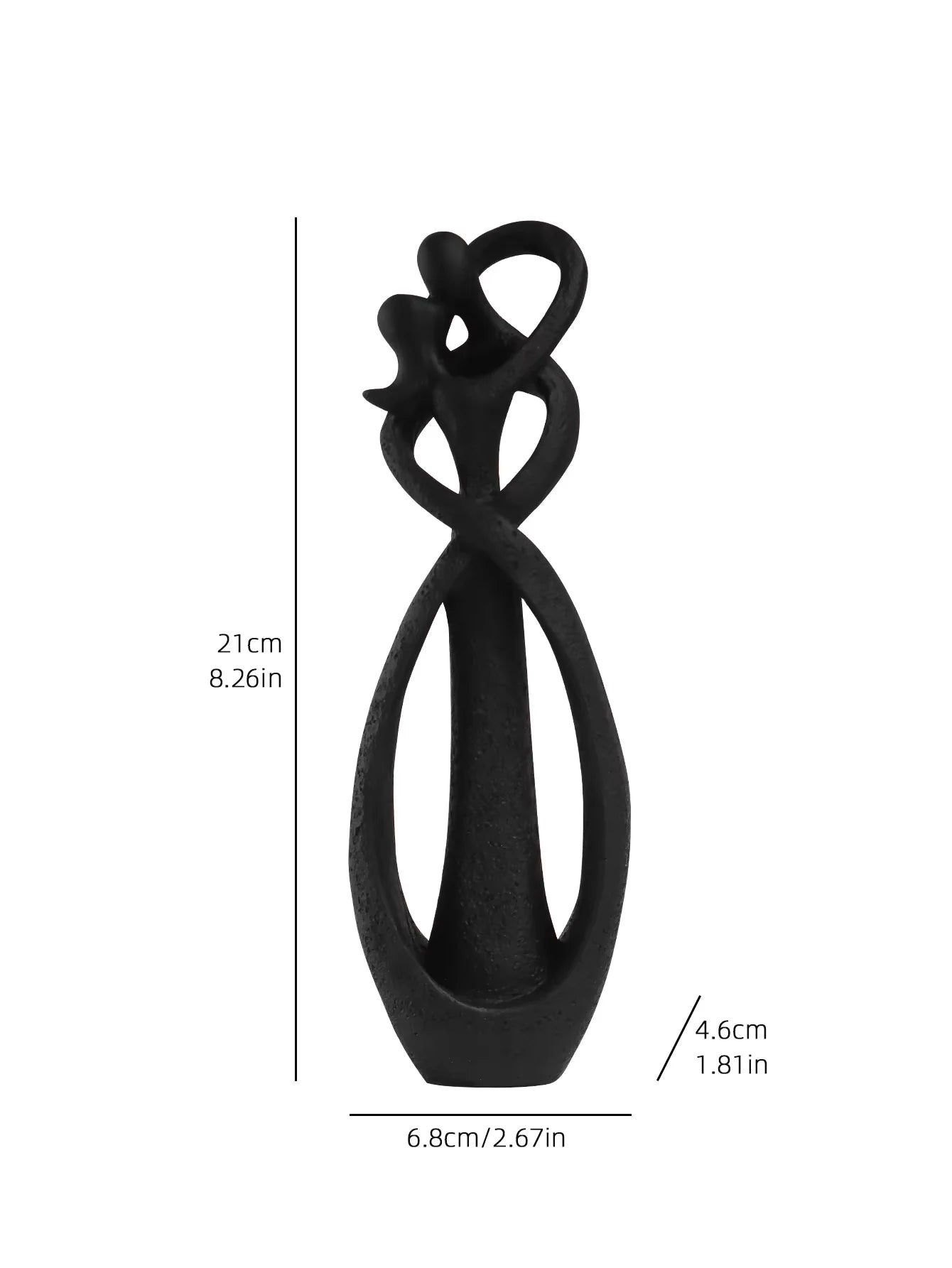 Nordic Embracing Couple Sculpture