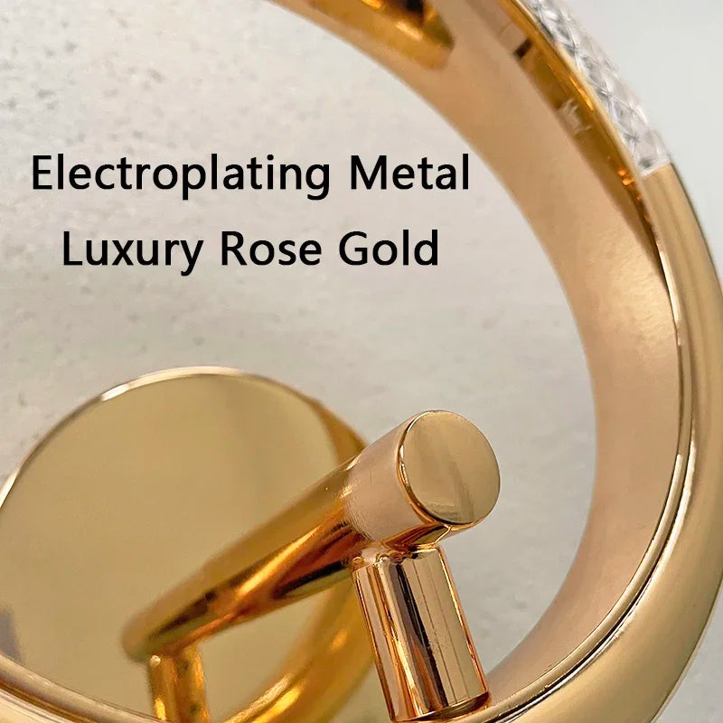 Rose Gold Acrylic Luxury Wall Sconce