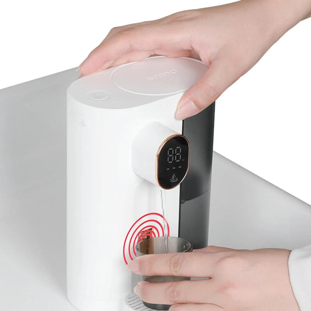 Dispensador automático de elixir bucal para casa de banho, montado na parede, para uso doméstico, infantil e em hotelaria.