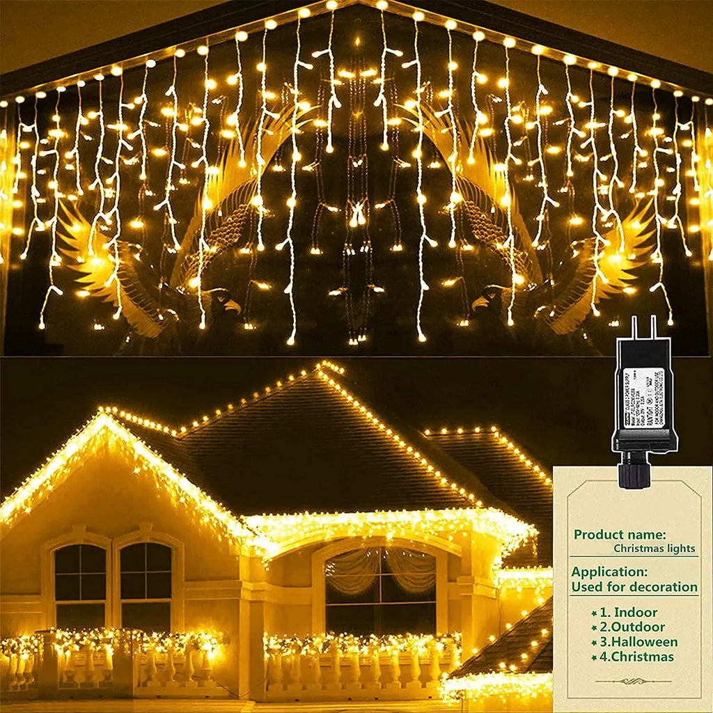 2025 LED Icicle Street Garland (4m × 0.6m)