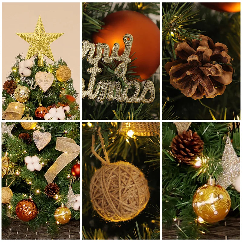 Christmas Tree Set with Lights & Ornaments