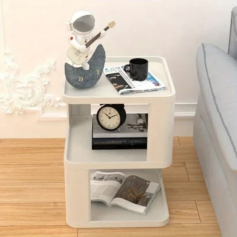 Modern White Multifunction Side Table