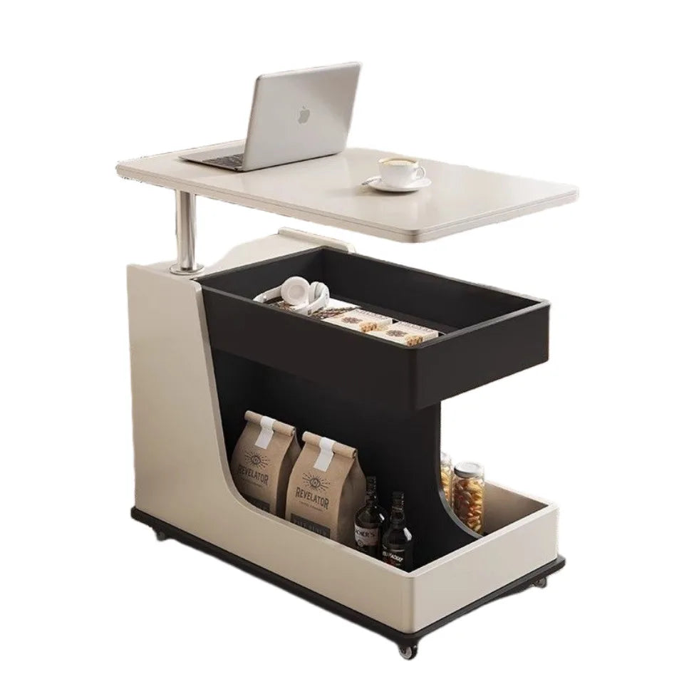 Luxury Solid Wood Slate Side Cabinet