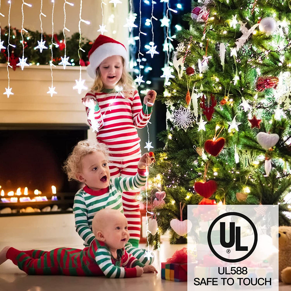 20m Outdoor Waterproof Icicle LED Garland