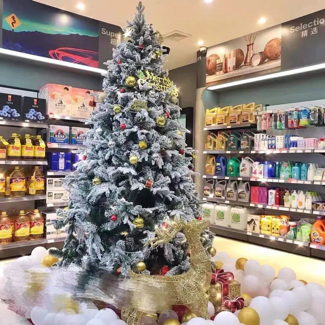 Encrypted PE & PVC Snowflake Christmas Tree