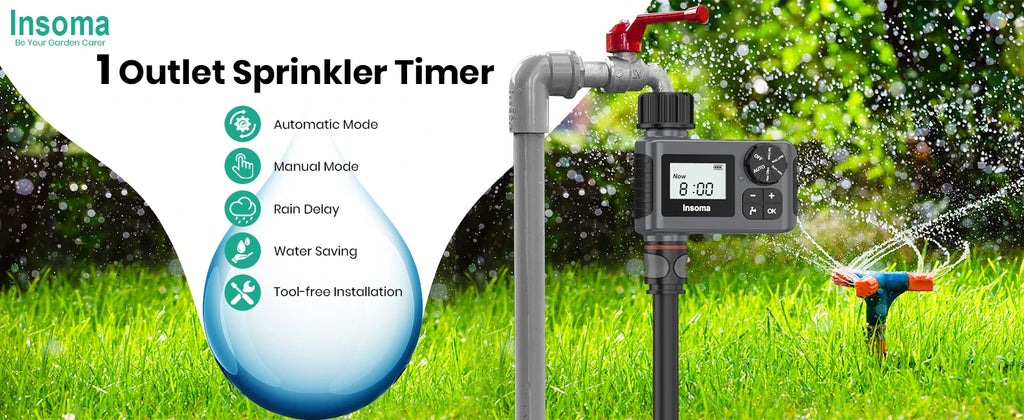 Insoma Smart Irrigation Water Timer (IPX7)