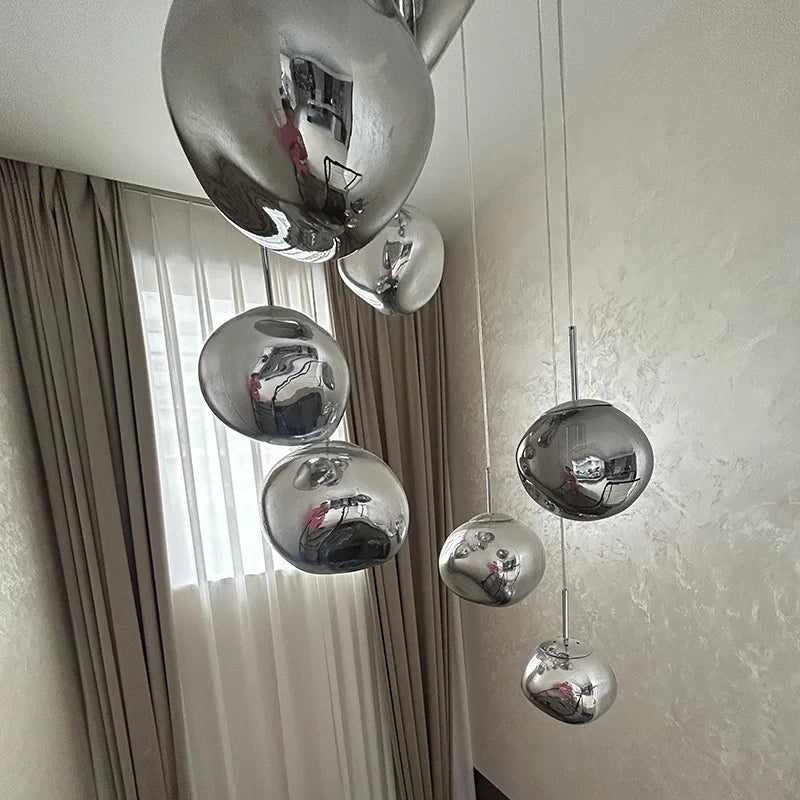 Nordic Modern LED Glass Pendant Light