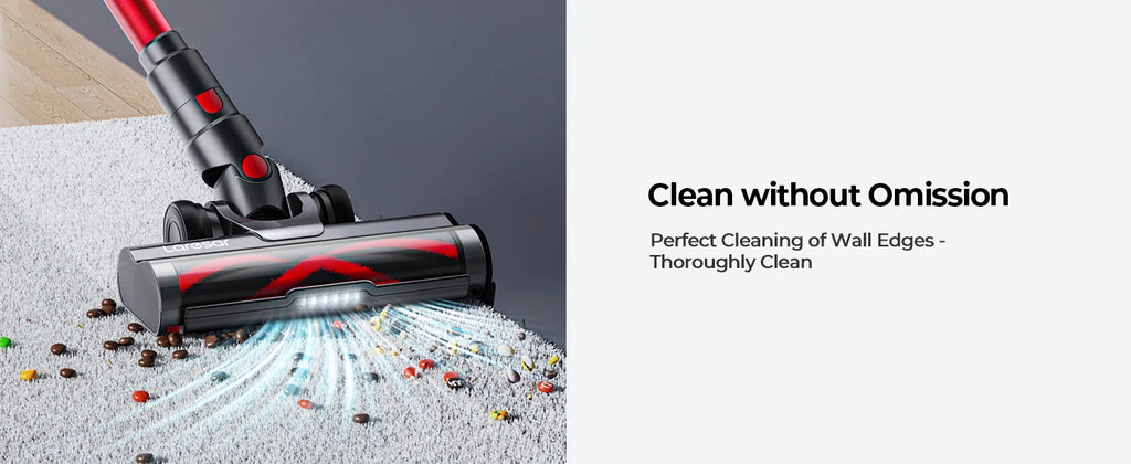 Aspirador sem fios de 500 W e 38000 PA, eletrodoméstico inteligente portátil, com autonomia de 55 minutos, bateria amovível e sem fios.