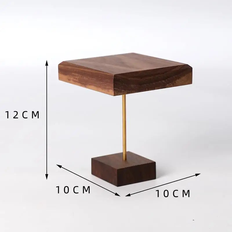 Walnut Jewelry Display Stand