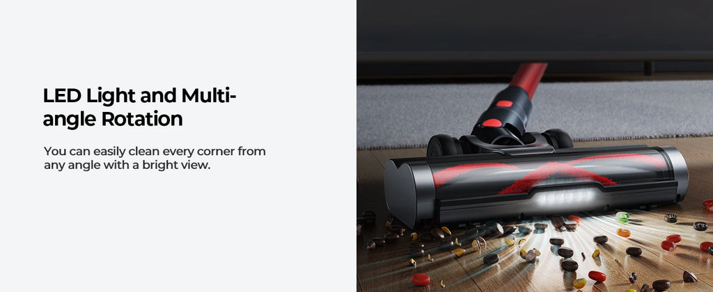 Aspirador sem fios de 500 W e 38000 PA, eletrodoméstico inteligente portátil, com autonomia de 55 minutos, bateria amovível e sem fios.
