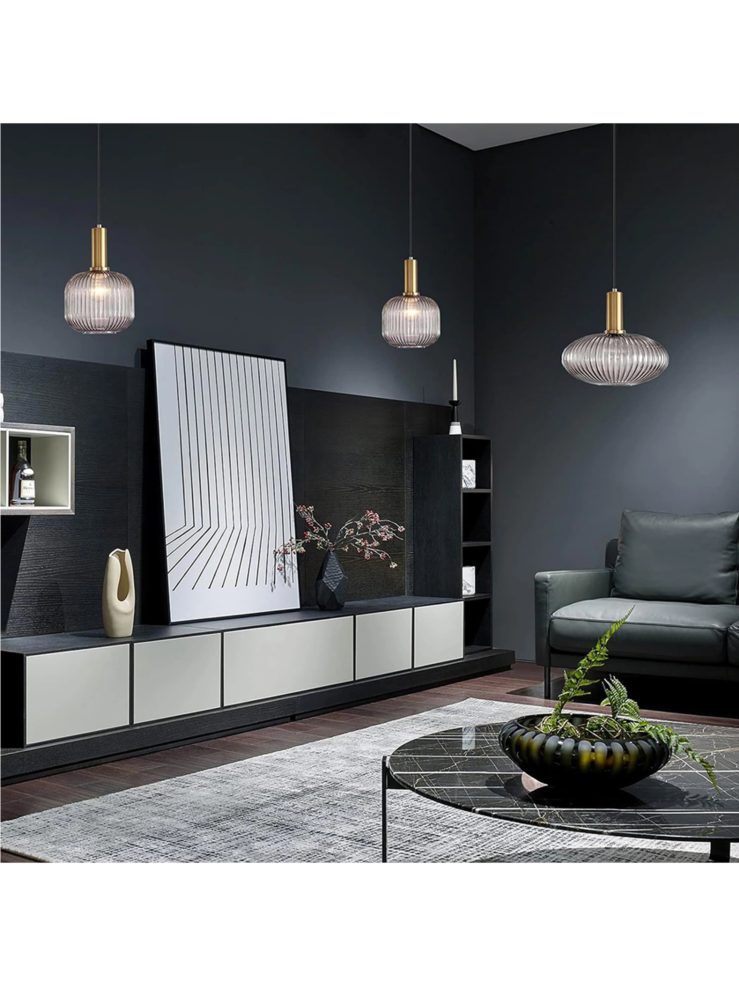 Nordic Single-Head Glass Pendant Light