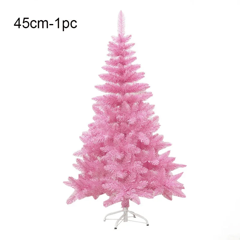 Artificial Pink Rose Christmas Tree Decor