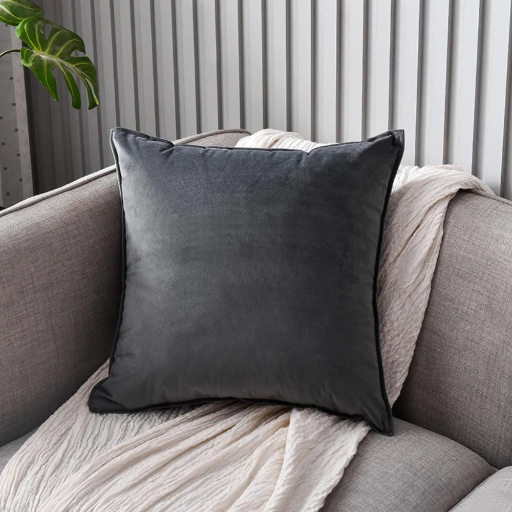 Nordic Velvet Luxury Pillow Cover (60cm)