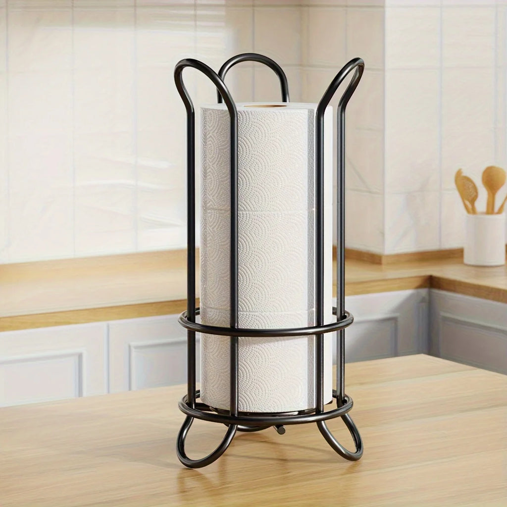 Suporte para toalhetes de papel de casa de banho, suporte para toalhetes de papel doméstico em ferro, suporte para toalhetes de cozinha, limpeza prática, multifuncional e simples.