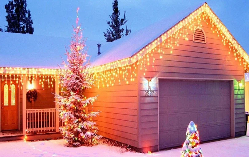 2025 LED Icicle Street Garland (4m × 0.6m)