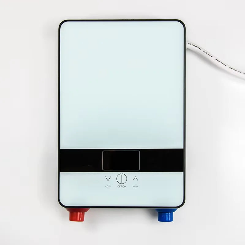 Aquecedor de água elétrico instantâneo de temperatura constante para casa de banho, cozinha e duche, 6500W (novo) - Modelo 2025