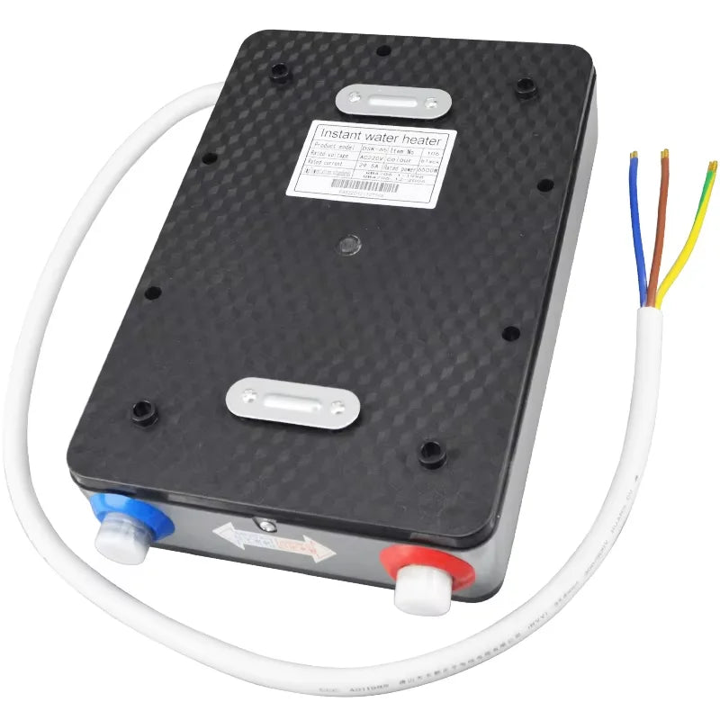 Aquecedor de água elétrico instantâneo de temperatura constante para casa de banho, cozinha e duche, 6500W (novo) - Modelo 2025