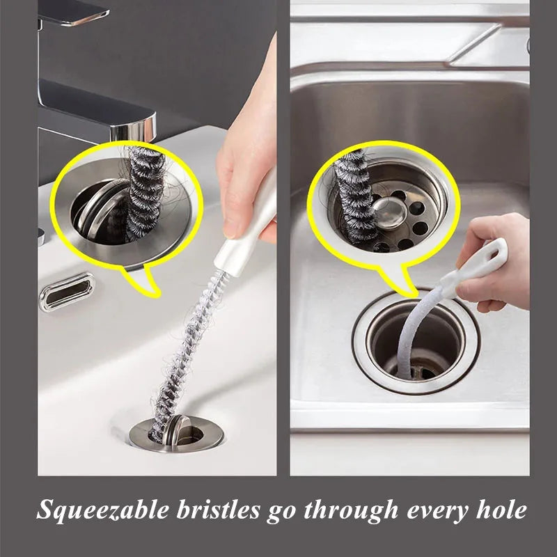 Flexible Drain & Hair Cleaning Brush