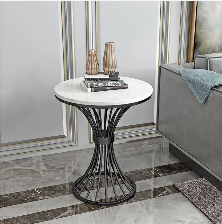 Round Marble Luxury Side Table