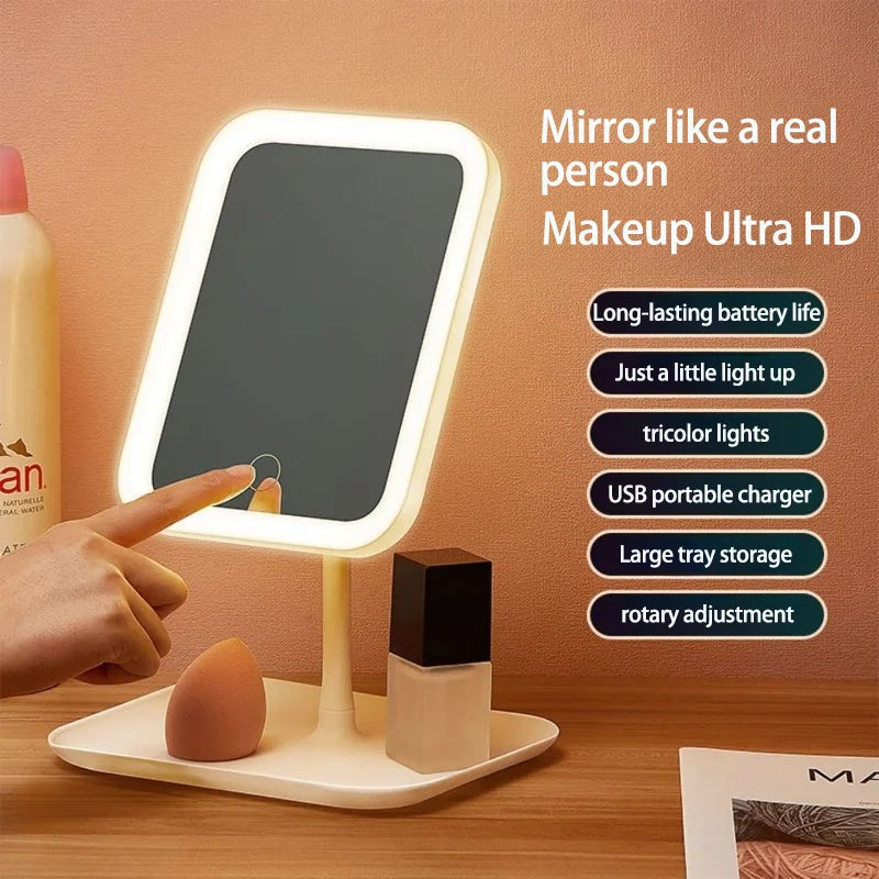 Intelligent LED Makeup Mirror (Desktop)