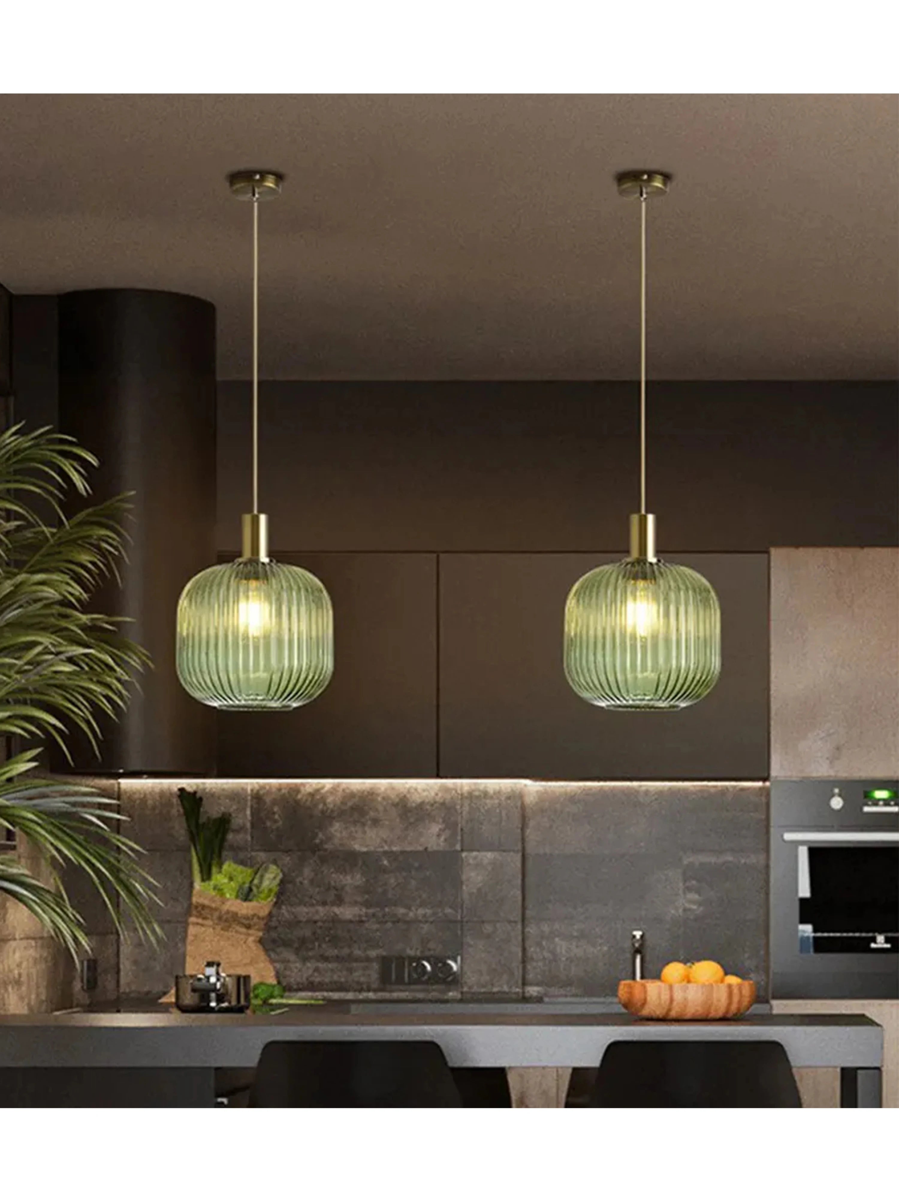Nordic Single-Head Glass Pendant Light