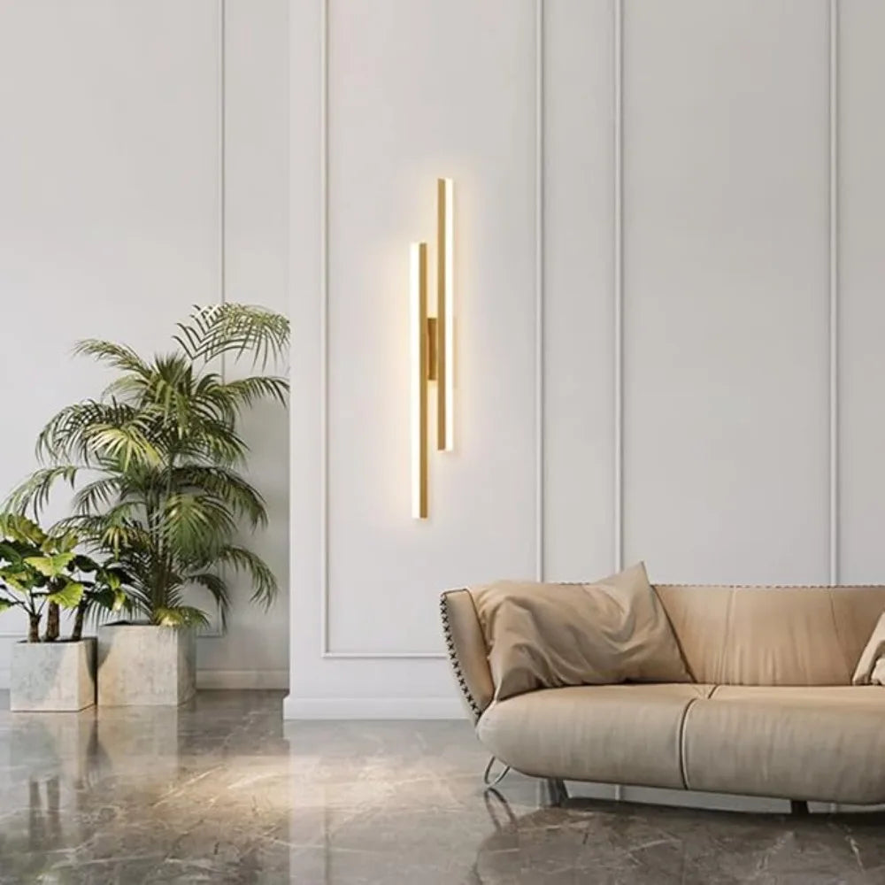 Nordic Gold LED Wall Sconce
