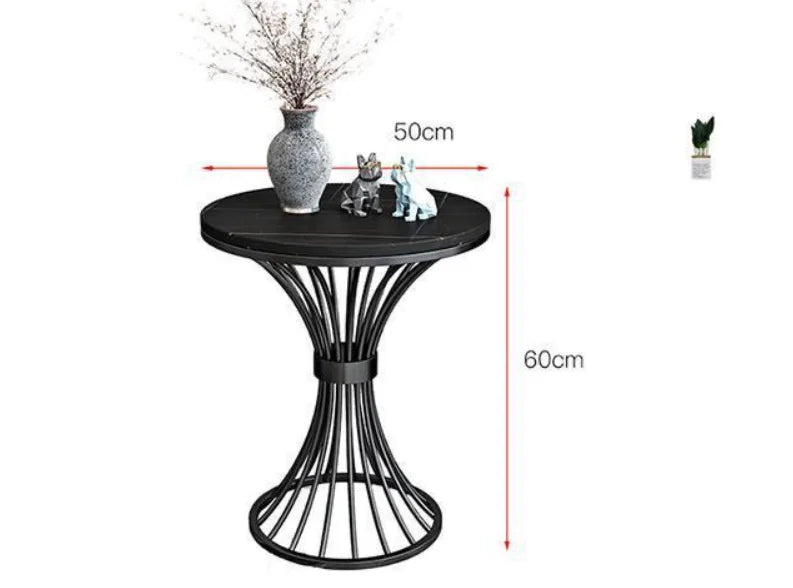 Round Marble Luxury Side Table