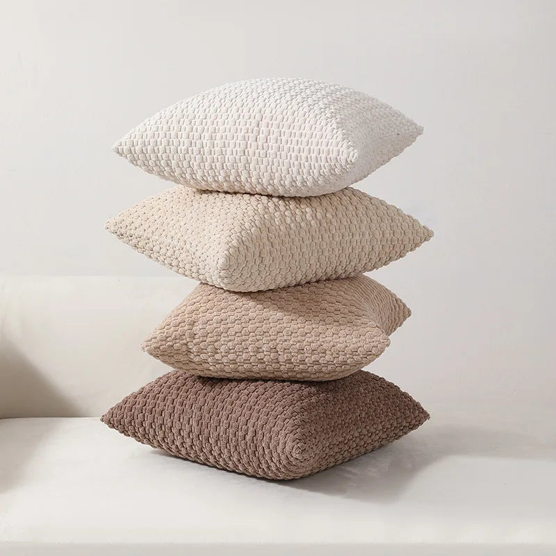 4-Piece Luxury Velvet Double-Sided Cushion Cover Set