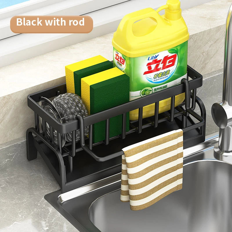 Kitchen Sink Sponge & Cloth Draining Rack