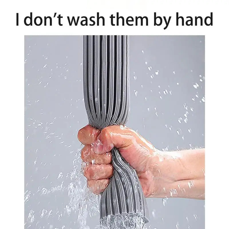 Esfregona de rolo para pavimento com esponja PVA, esfregona de esponja absorvente para uma limpeza eficiente de pavimentos de madeira, azulejos e mármore.