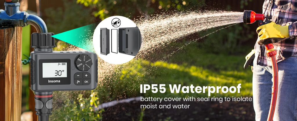 Insoma Smart Irrigation Water Timer (IPX7)