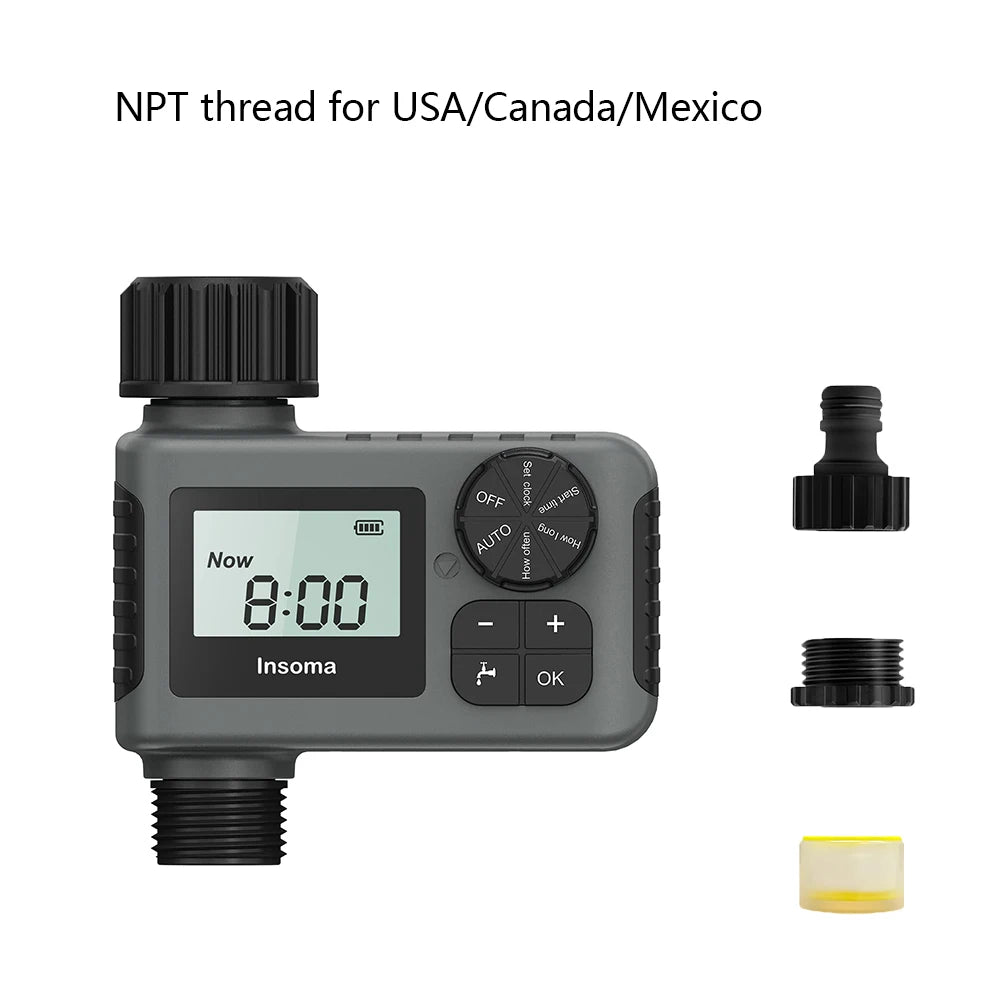 Insoma Smart Irrigation Water Timer (IPX7)