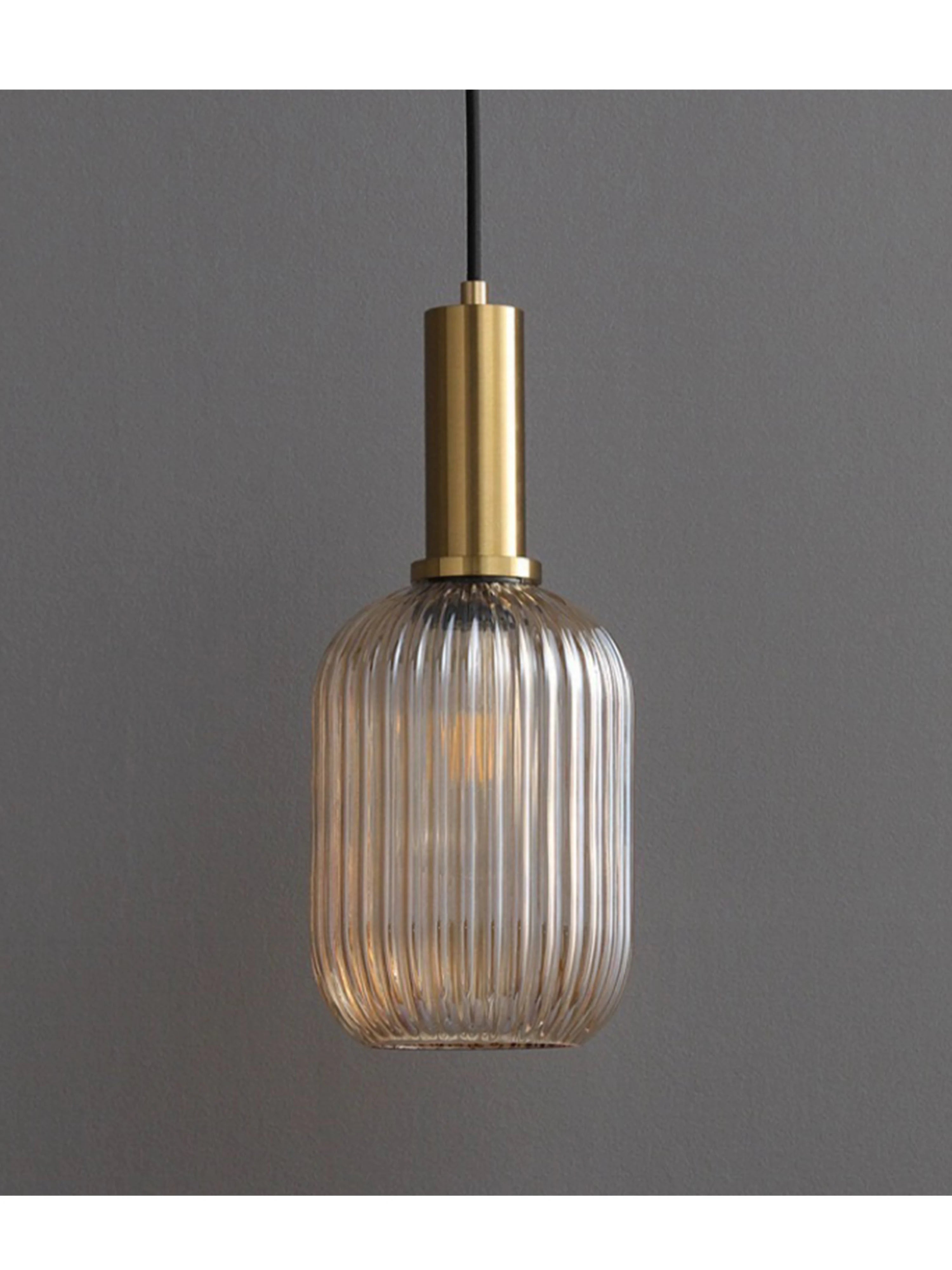 Nordic Single-Head Glass Pendant Light