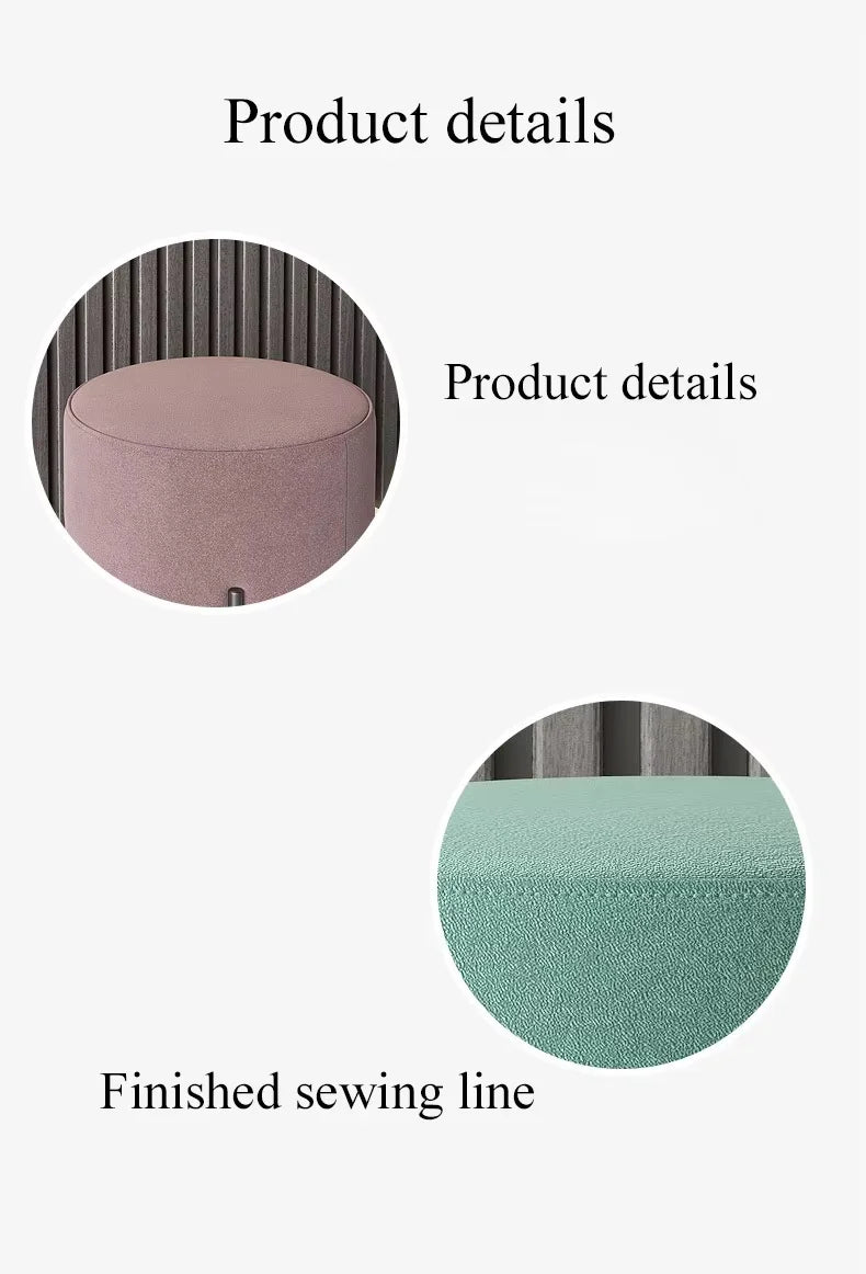 Scandinavian Light-Luxury Velvet Stool