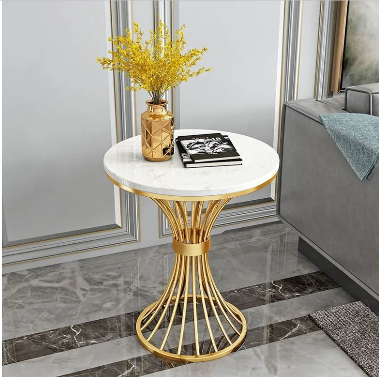 Round Marble Luxury Side Table