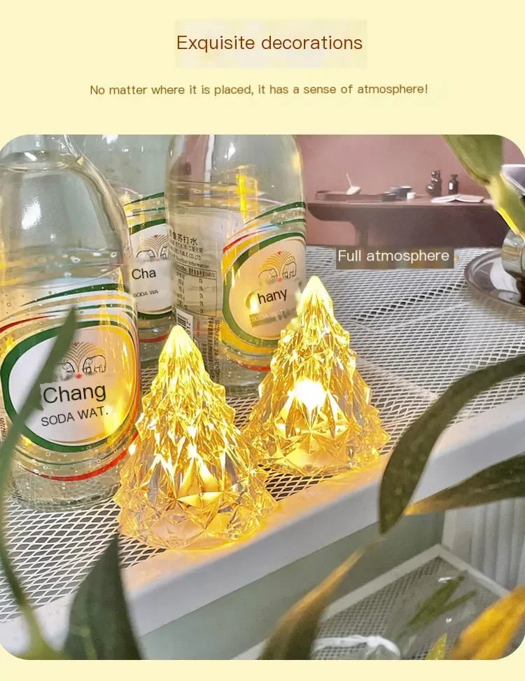 Cute Battery-Powered Christmas Lamp