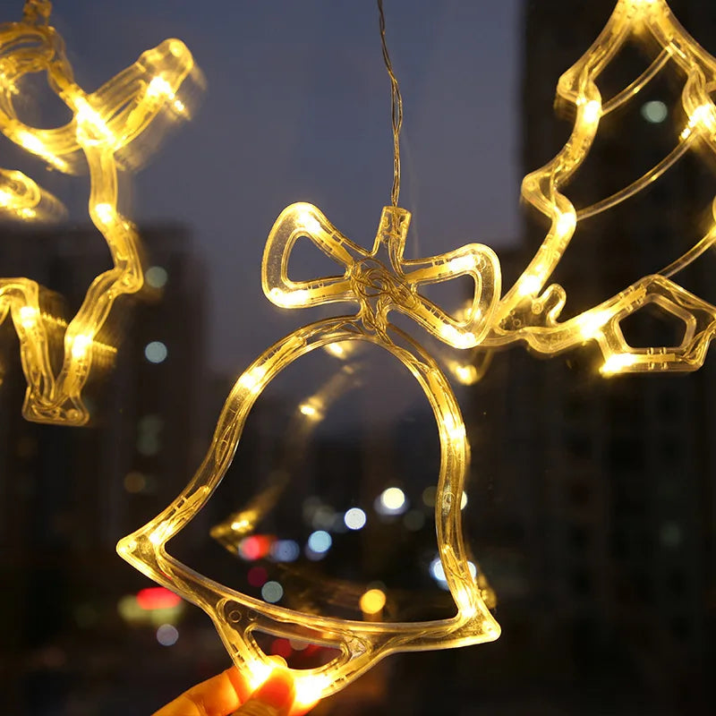 Hanging LED Christmas Window Ornaments