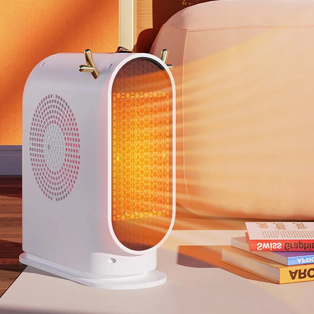 500W Portable Electric Heater with Thermostat