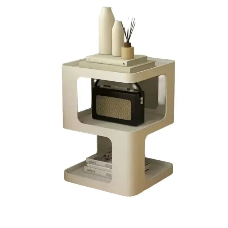 Modern White Multifunction Side Table