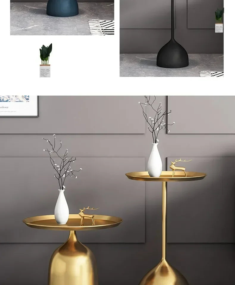 Nordic Marble Gold Side Table