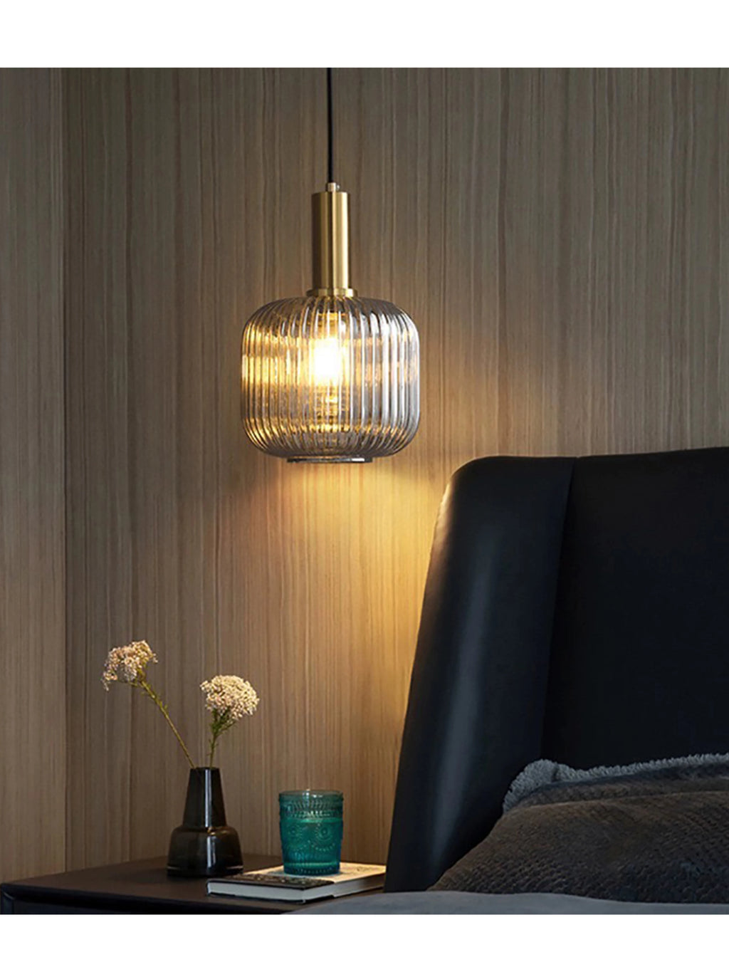 Nordic Single-Head Glass Pendant Light