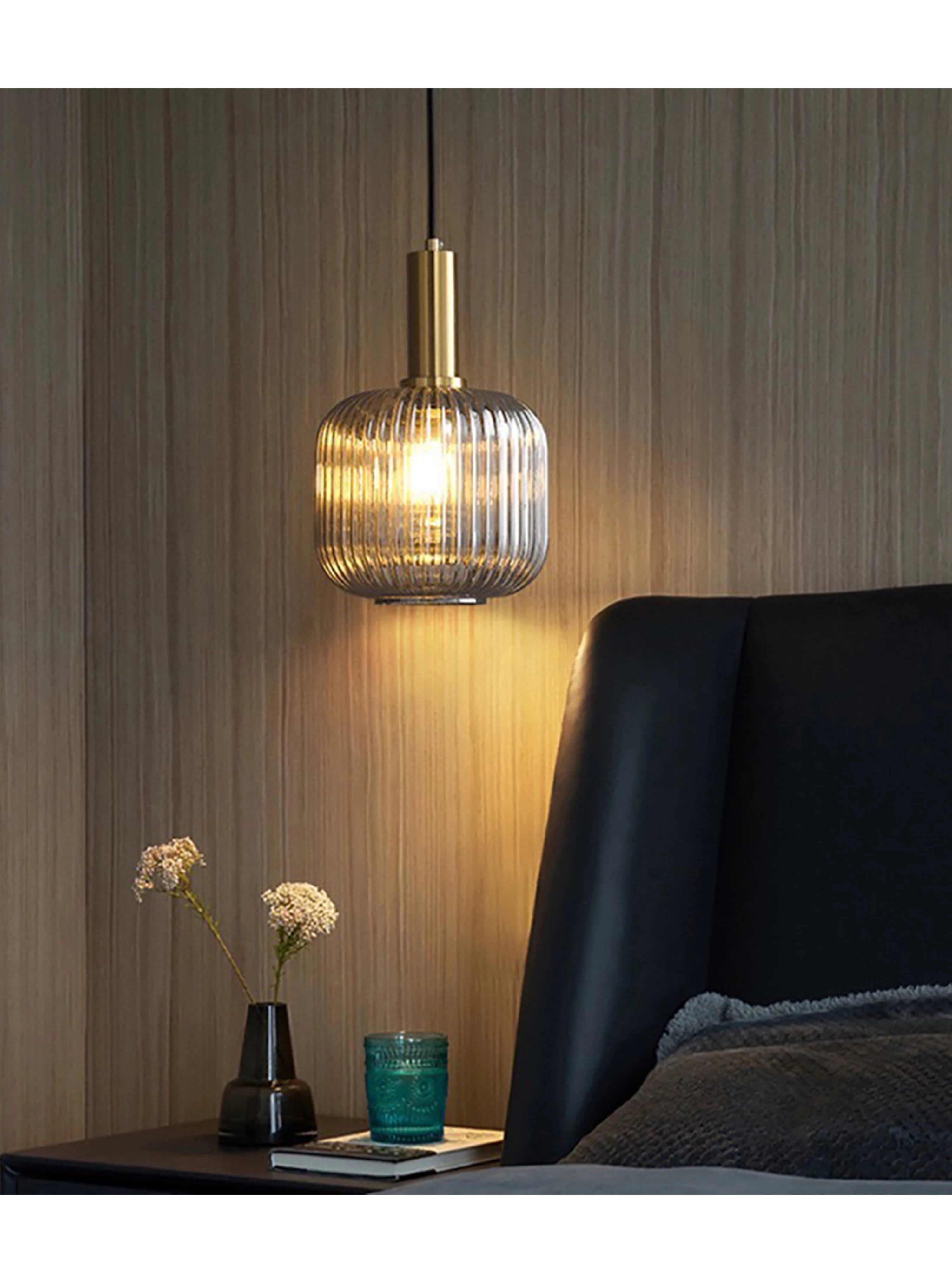 Nordic Single-Head Glass Pendant Light