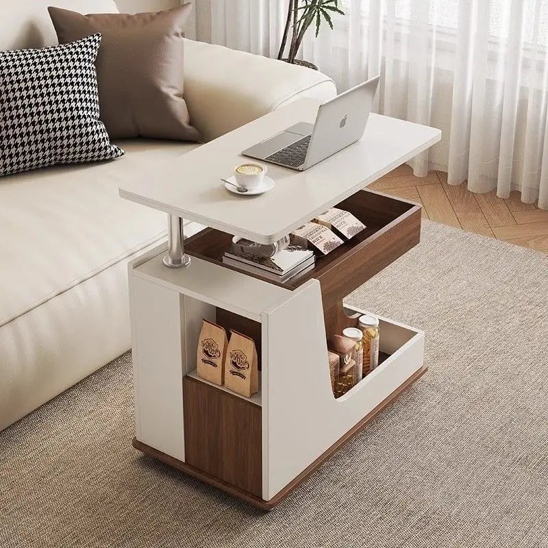 Luxury Solid Wood Slate Side Cabinet