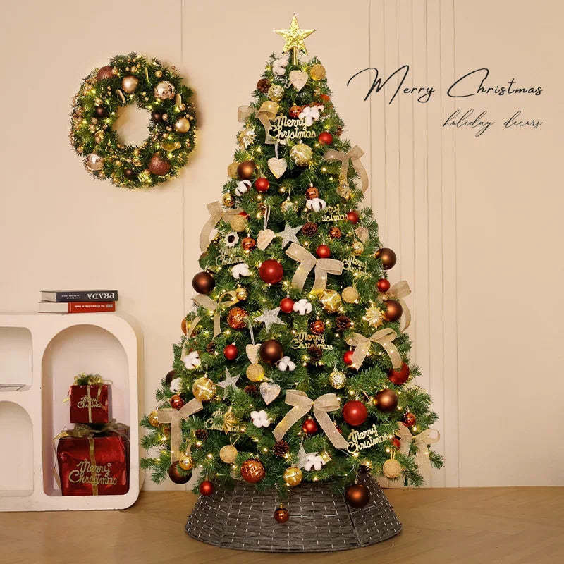 Christmas Tree Set with Lights & Ornaments