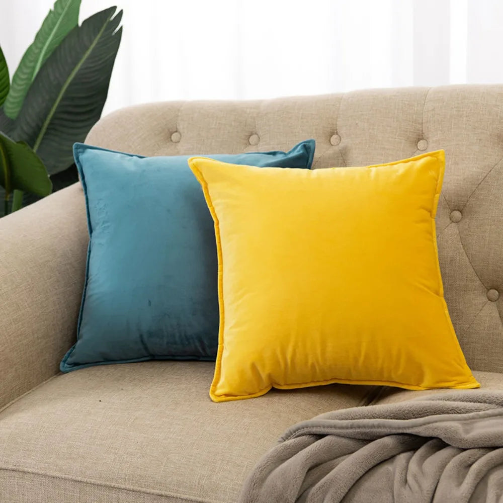 Nordic Velvet Luxury Pillow Cover (60cm)