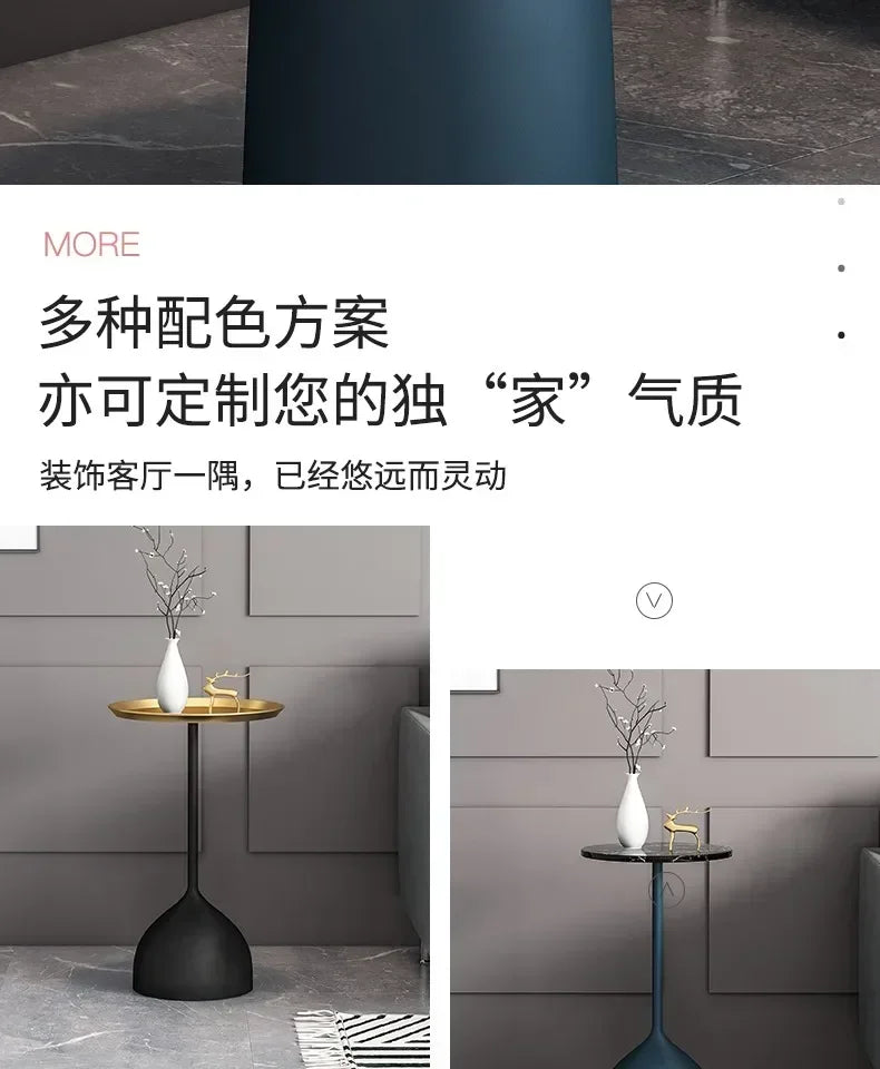 Nordic Marble Gold Side Table